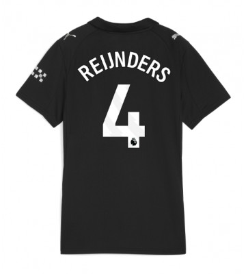 Manchester City Tijjani Reijnders #4 Segunda Equipación Mujer 2025-26 Manga Corta